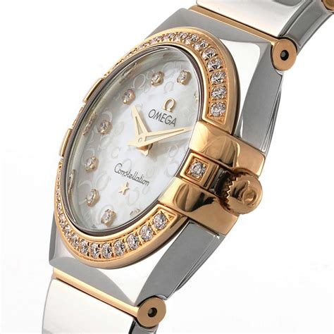 omega rose gold watches|solid gold watches for ladies.